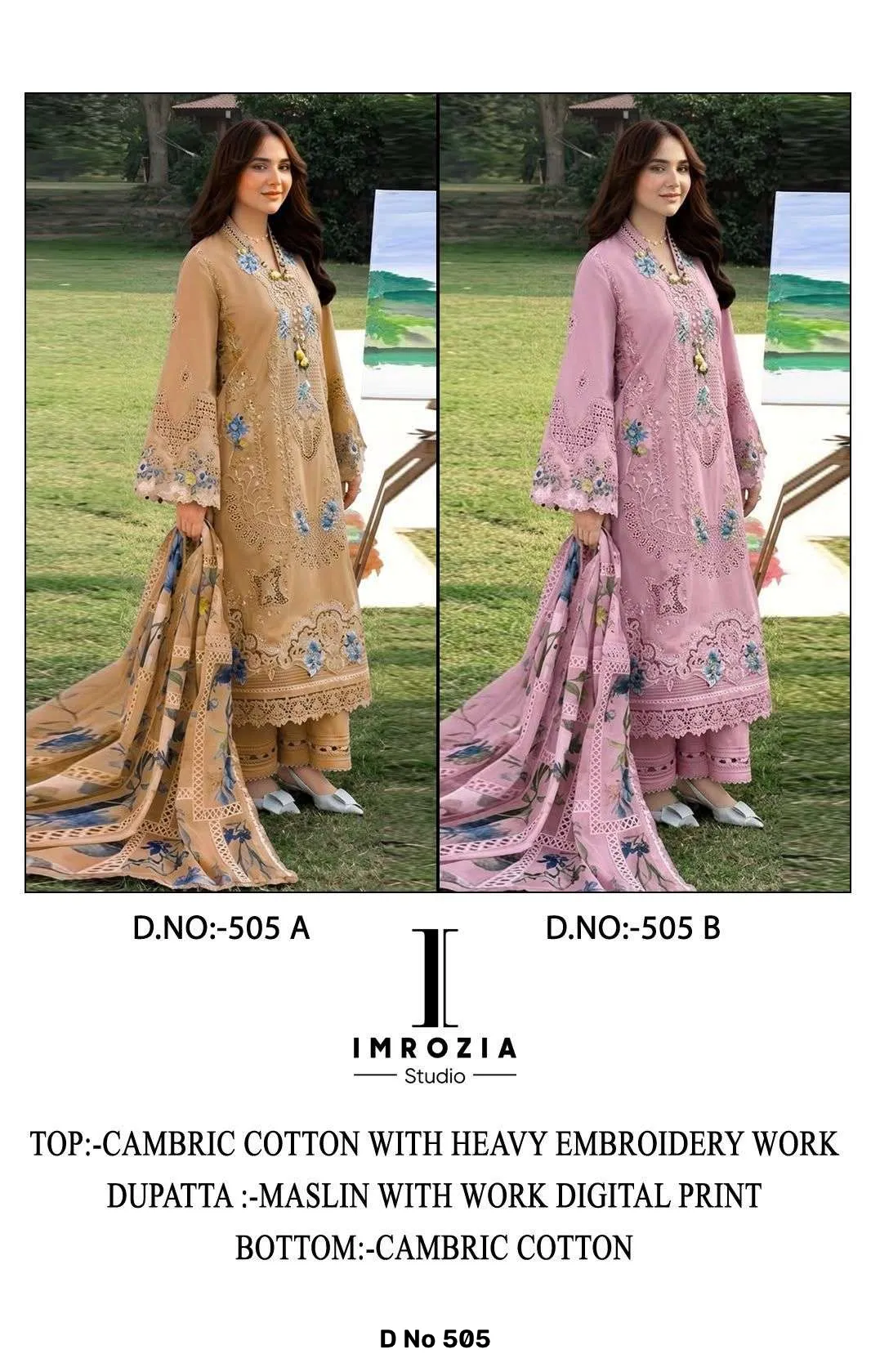 D No 505 — Wholesale Pakistani Suits, Vinayak Enterprise wholesale from Surat — Photo 6