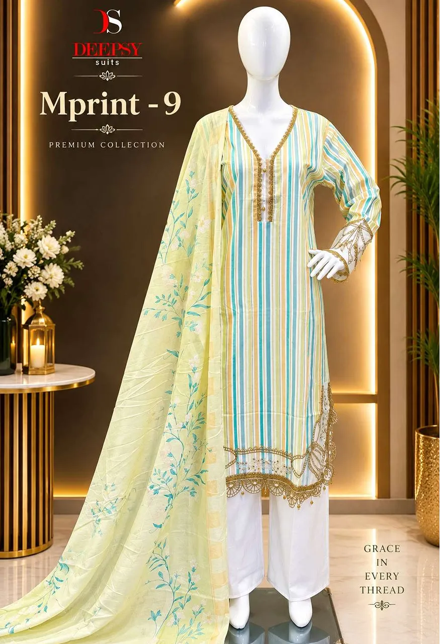 Deepsy Suits Maria B M Print Vol 9 Ready Made Catalog — Wholesale Kurtis, Deepsy Suit wholesale from Surat — view 7