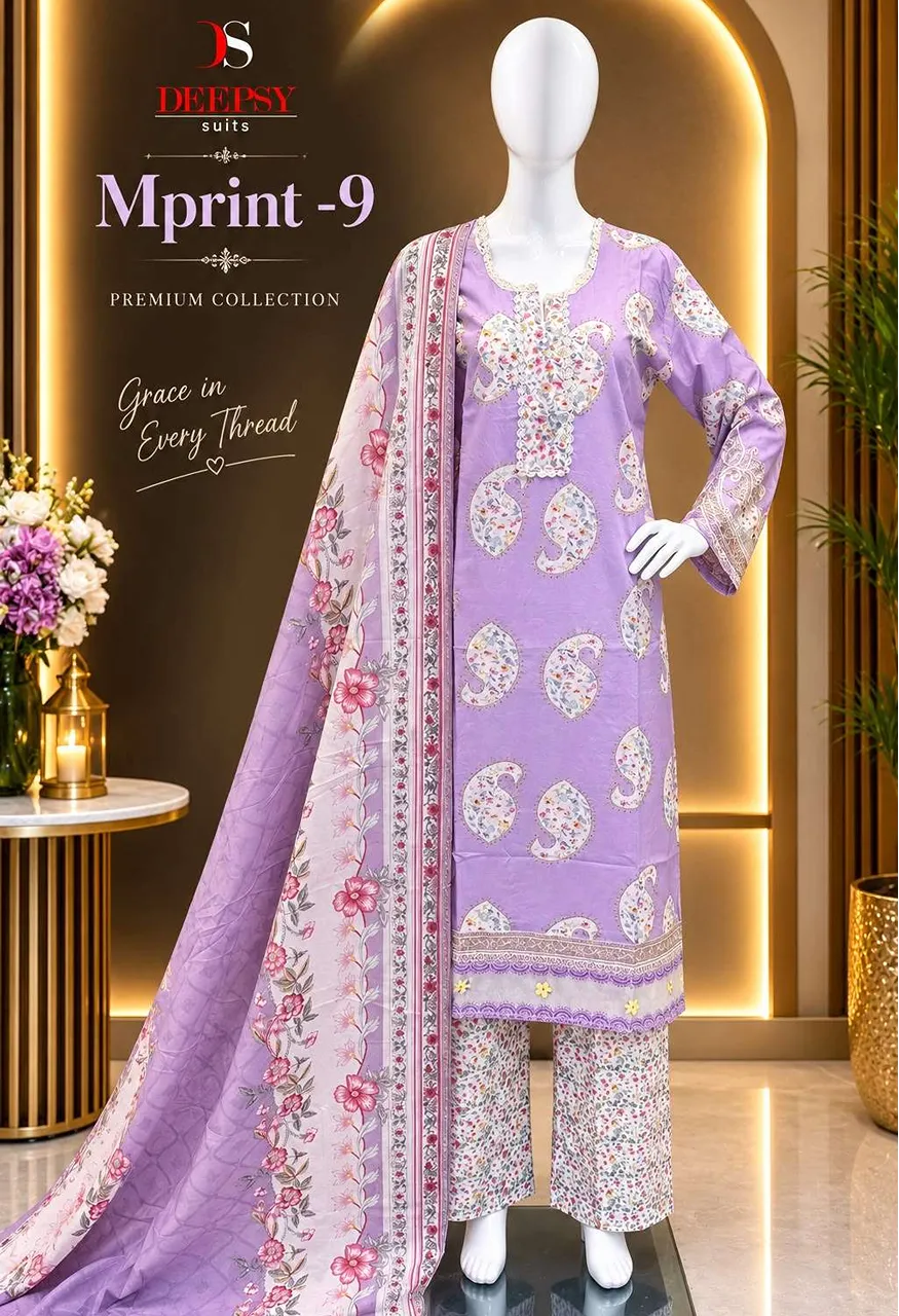 Deepsy Suits Maria B M Print Vol 9 Ready Made Catalog — Wholesale Kurtis, Deepsy Suit wholesale from Surat — view 5