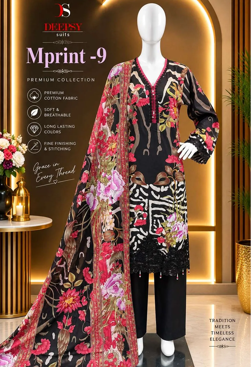 Deepsy Suits Maria B M Print Vol 9 Ready Made Catalog — Wholesale Kurtis, Deepsy Suit wholesale from Surat — view 11