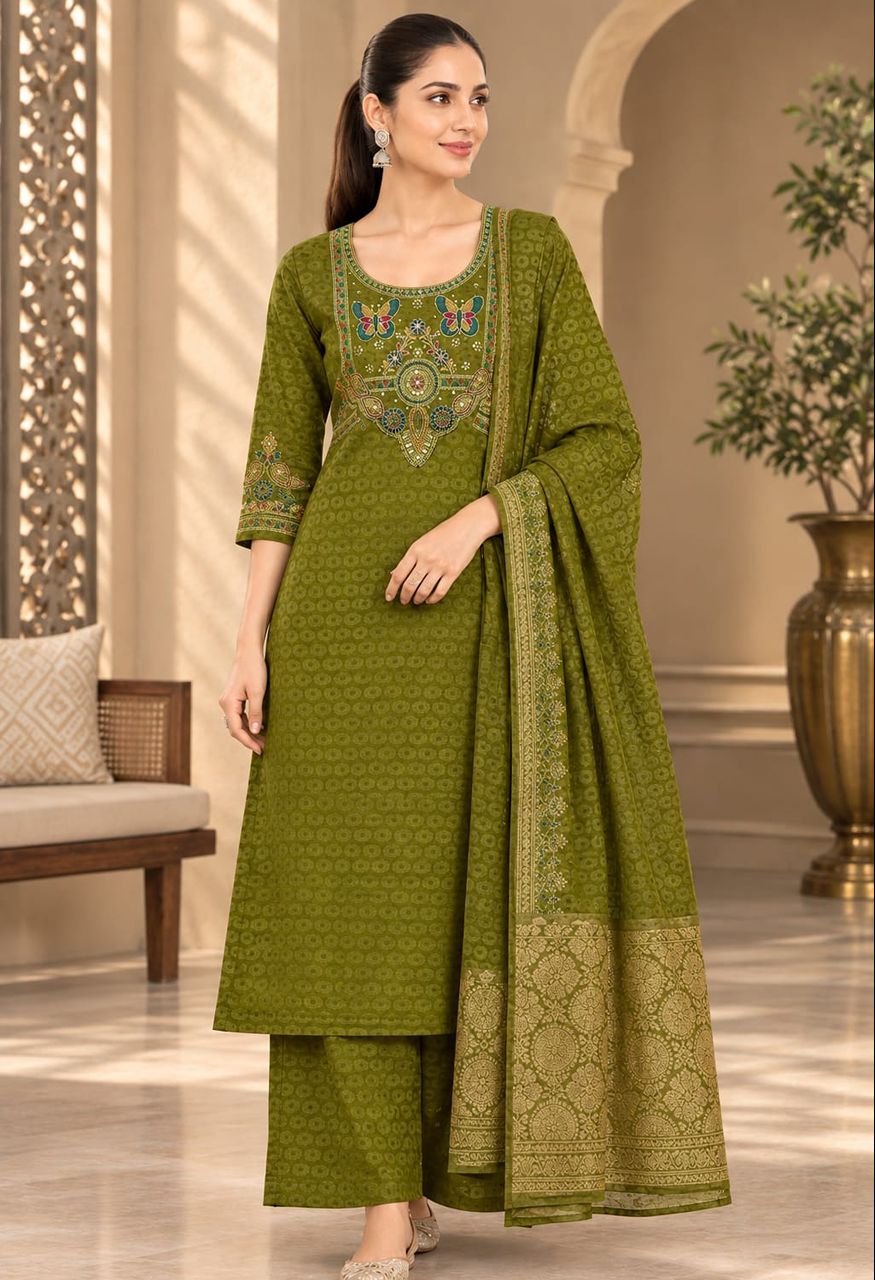 Festival 3 Piece Viscose Catalog Code GJ — Wholesale Readymade Suit, Vardan Ethnic wholesale from Surat — Photo 2