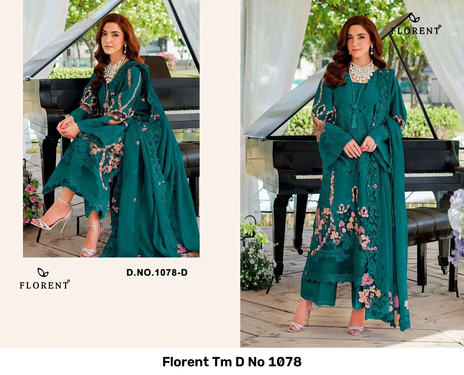 Florent Tm D No 1078 — Wholesale Pakistani Suits, Florent Tm wholesale from Surat — Photo 2