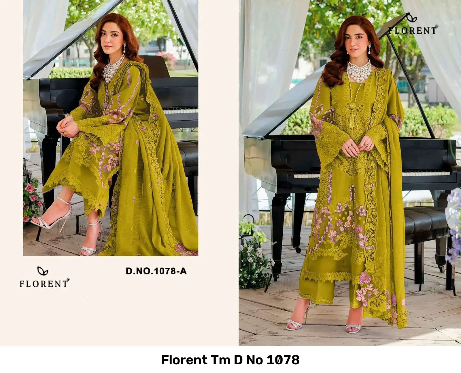 Florent Tm D No 1078 — Wholesale Pakistani Suits, Florent Tm wholesale from Surat — Photo 4