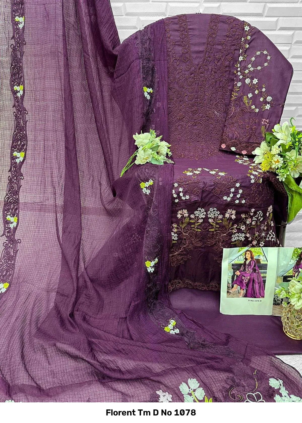 Florent Tm D No 1078 — Wholesale Pakistani Suits, Florent Tm wholesale from Surat — Photo 9