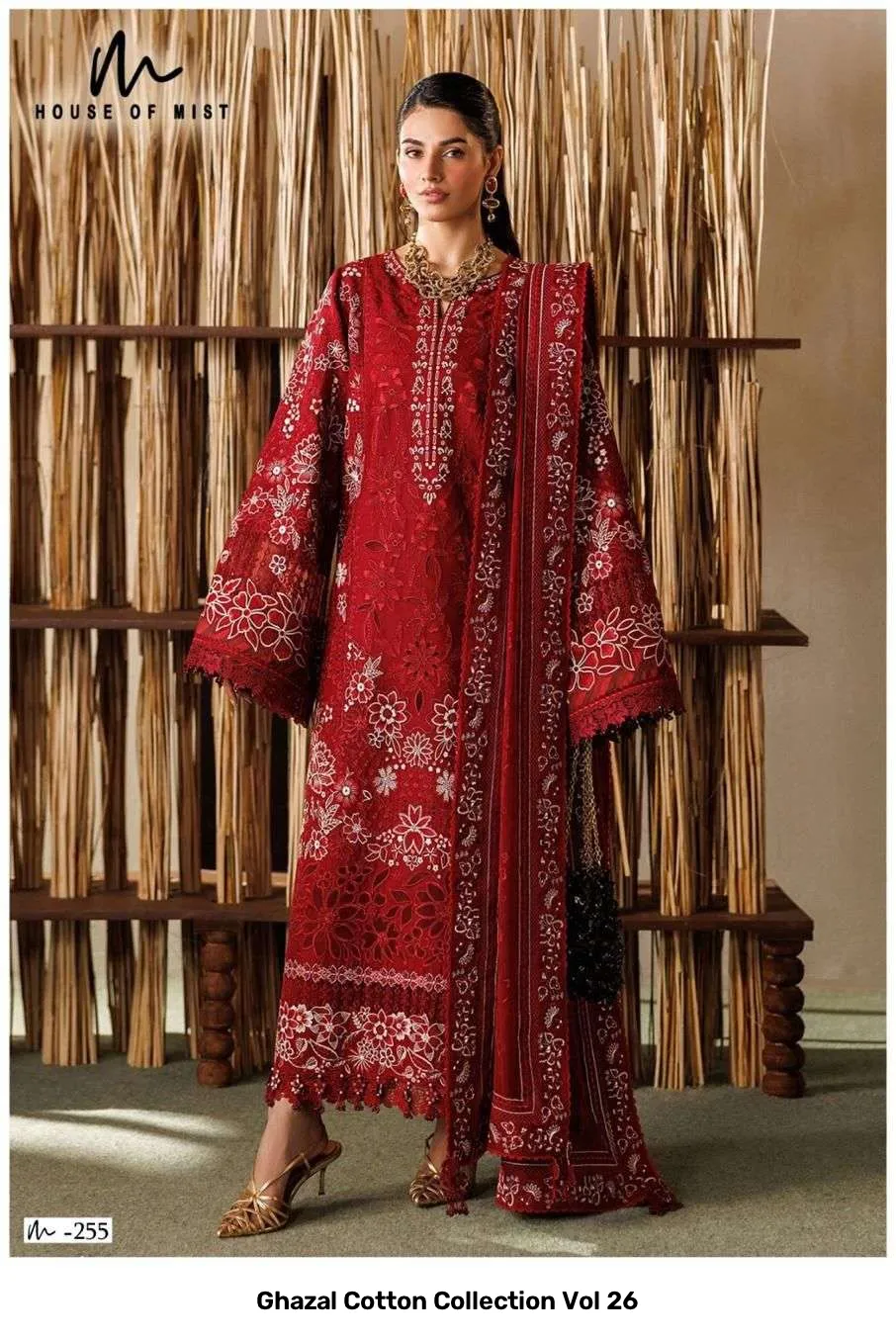 Ghazal Cotton Collection Vol 26 — Unstitched Suits, Vinayak Enterprise wholesale from Surat — Photo 10