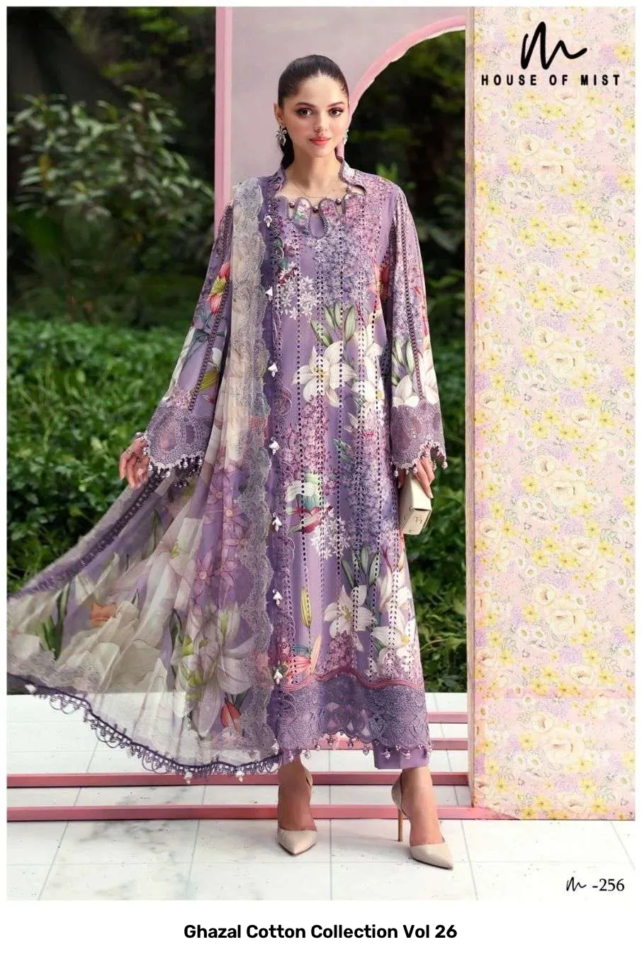 Ghazal Cotton Collection Vol 26 — Unstitched Suits, Vinayak Enterprise wholesale from Surat — Photo 12