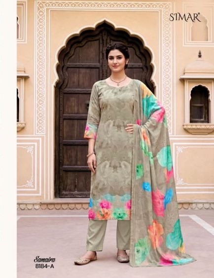 Ossm Style 1655 Mul Chanderi Beads Work Kurti With Bottom Dupatta Set