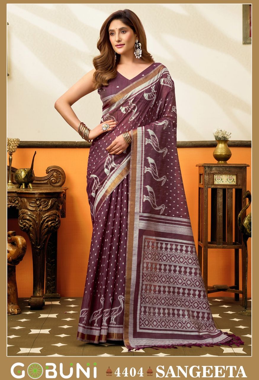Gobuni Sangeeta Premium Cotton Saree Catalog — Singles, Gobuni wholesale from Surat — Photo 5