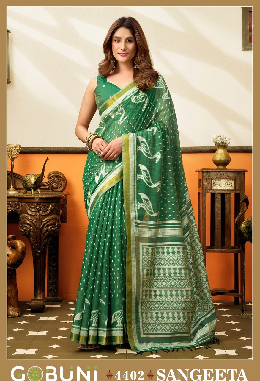 Gobuni Sangeeta Premium Cotton Saree Catalog