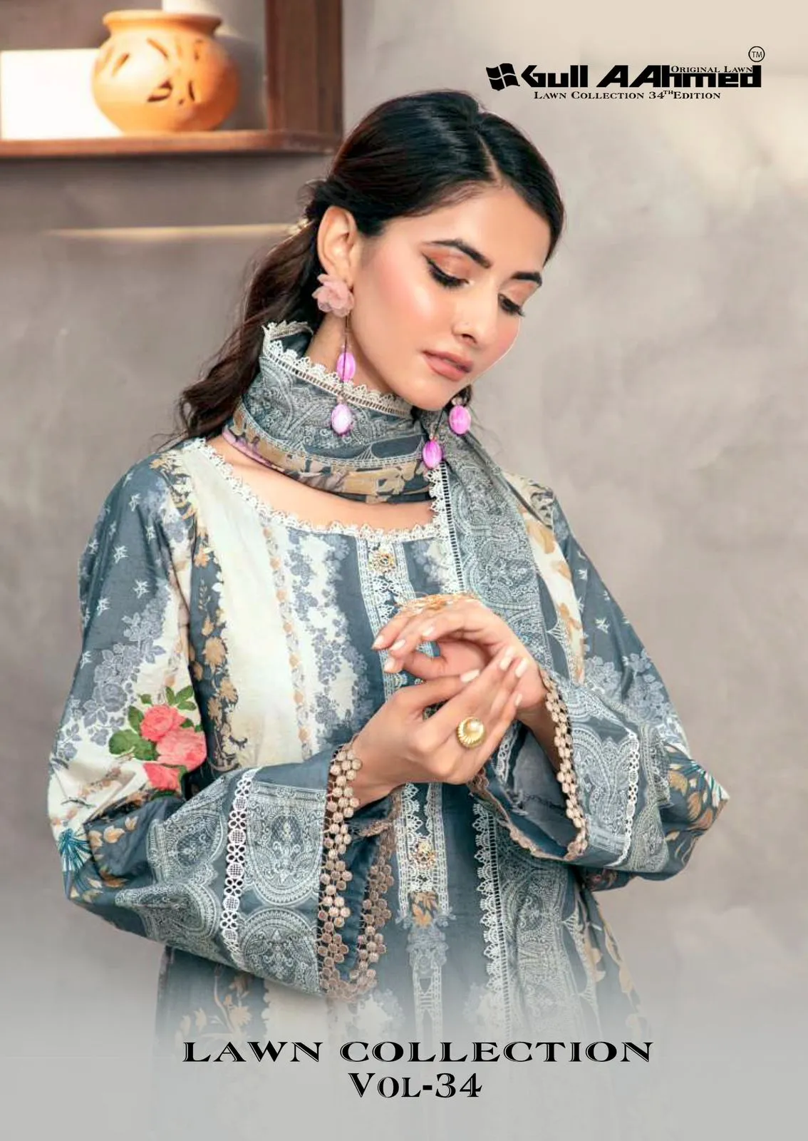 Gull Aahmed Lawn Vol 34 - Readymade Dress