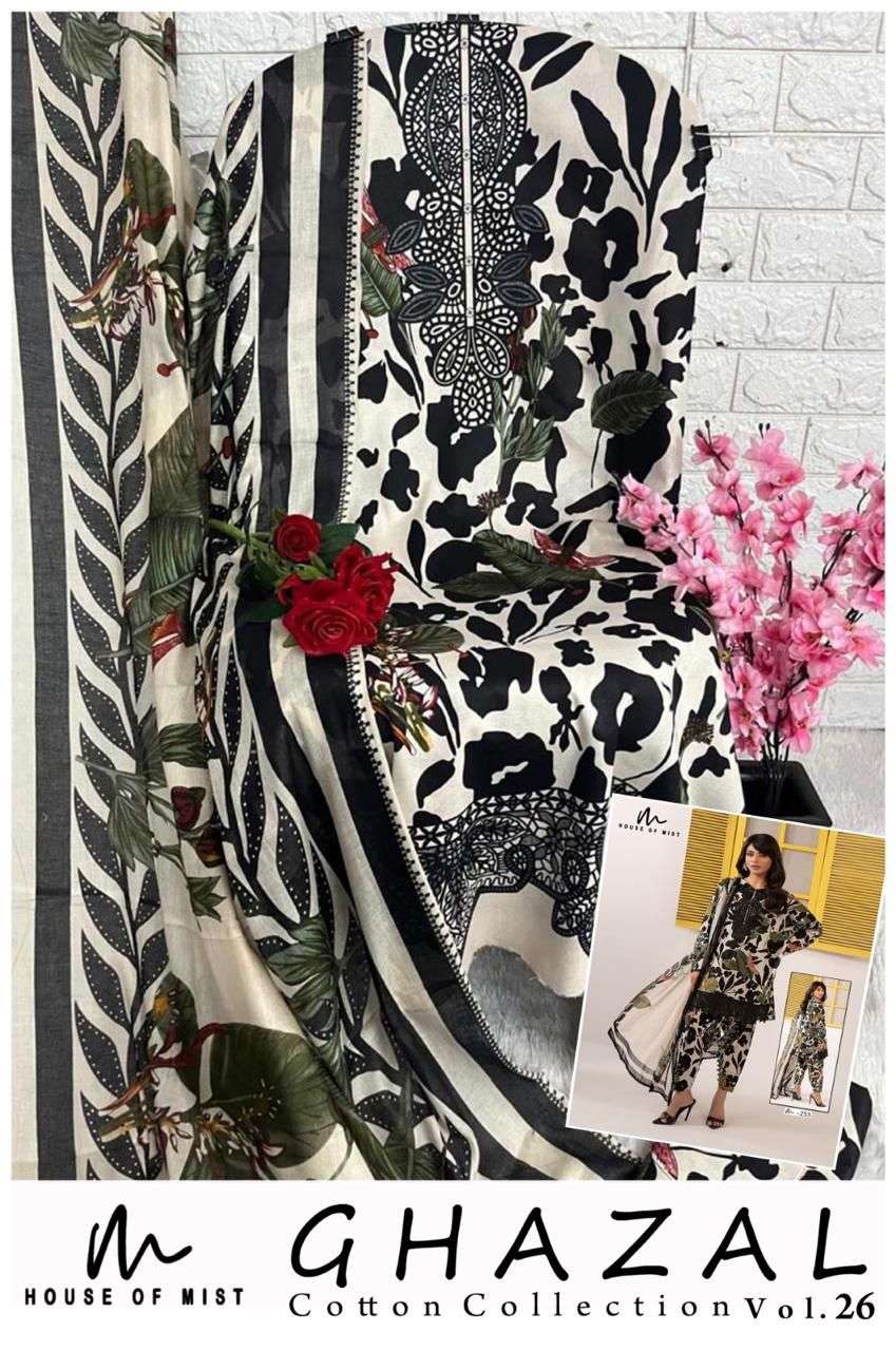 House Of Mist Ghazal Cotton Collection Vol 26 Cotton Digital Print Salwar Suit — Wholesale Dress Material, Bandhani Palace wholesale from Surat — Photo 7