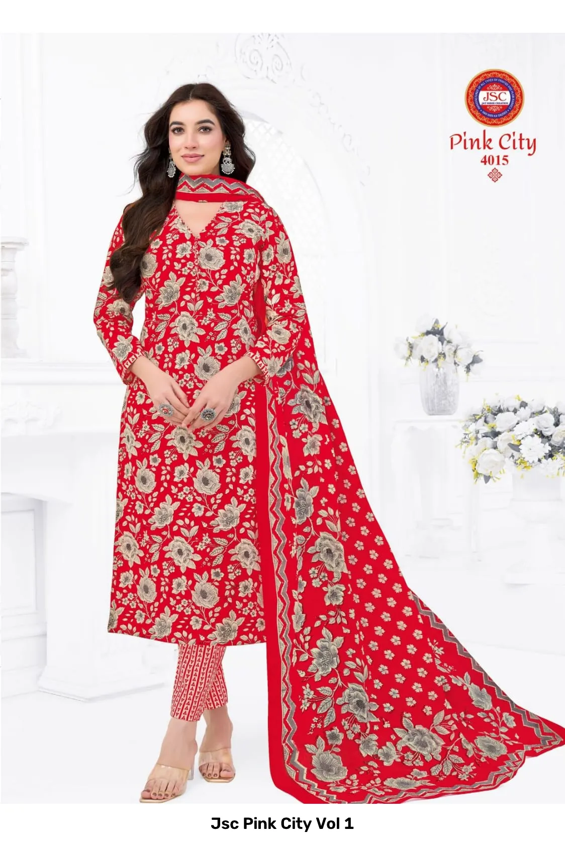 Jsc Pink City Vol 1 — Wholesale Dress Material, Jsc wholesale from Surat — Photo 16