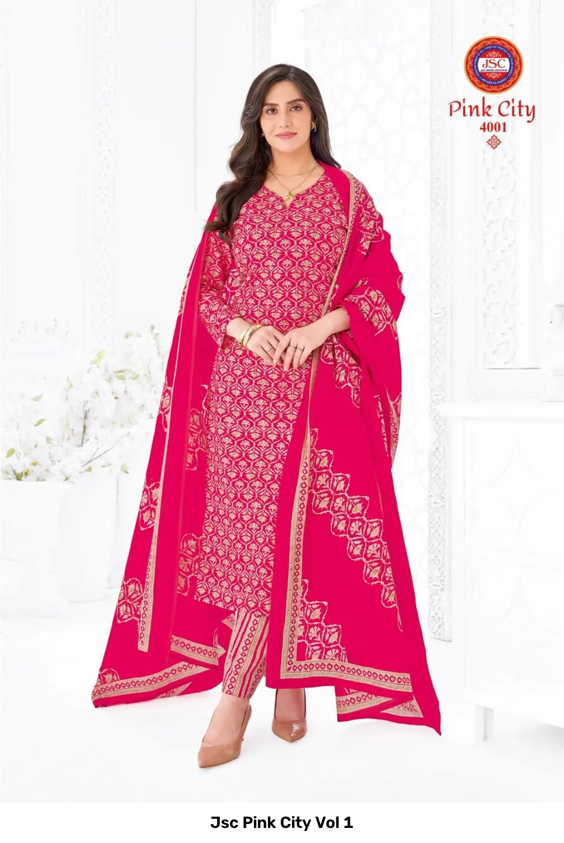 Jsc Pink City Vol 1 — Wholesale Dress Material, Jsc wholesale from Surat — Photo 2