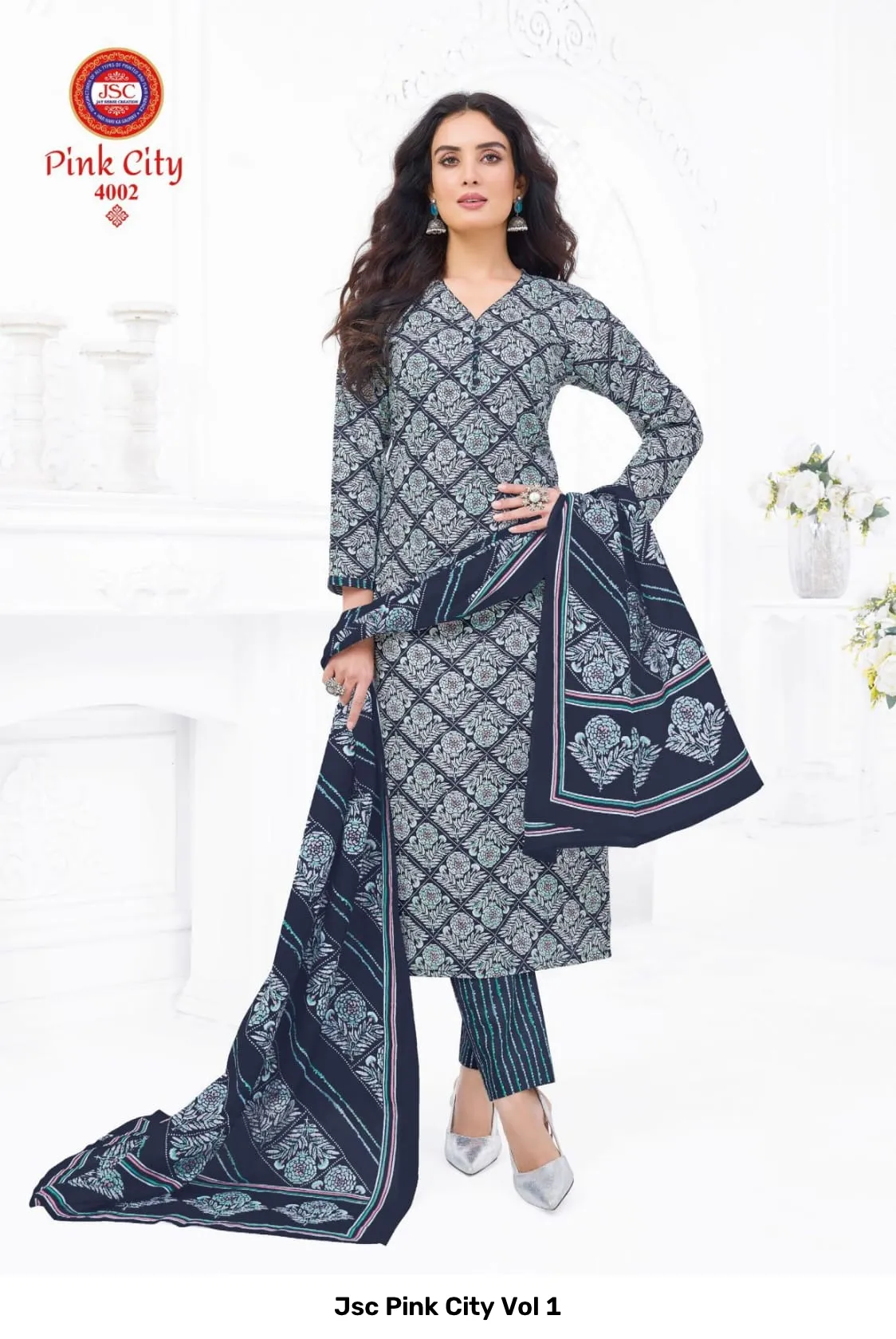 Jsc Pink City Vol 1 — Wholesale Dress Material, Jsc wholesale from Surat — Photo 3