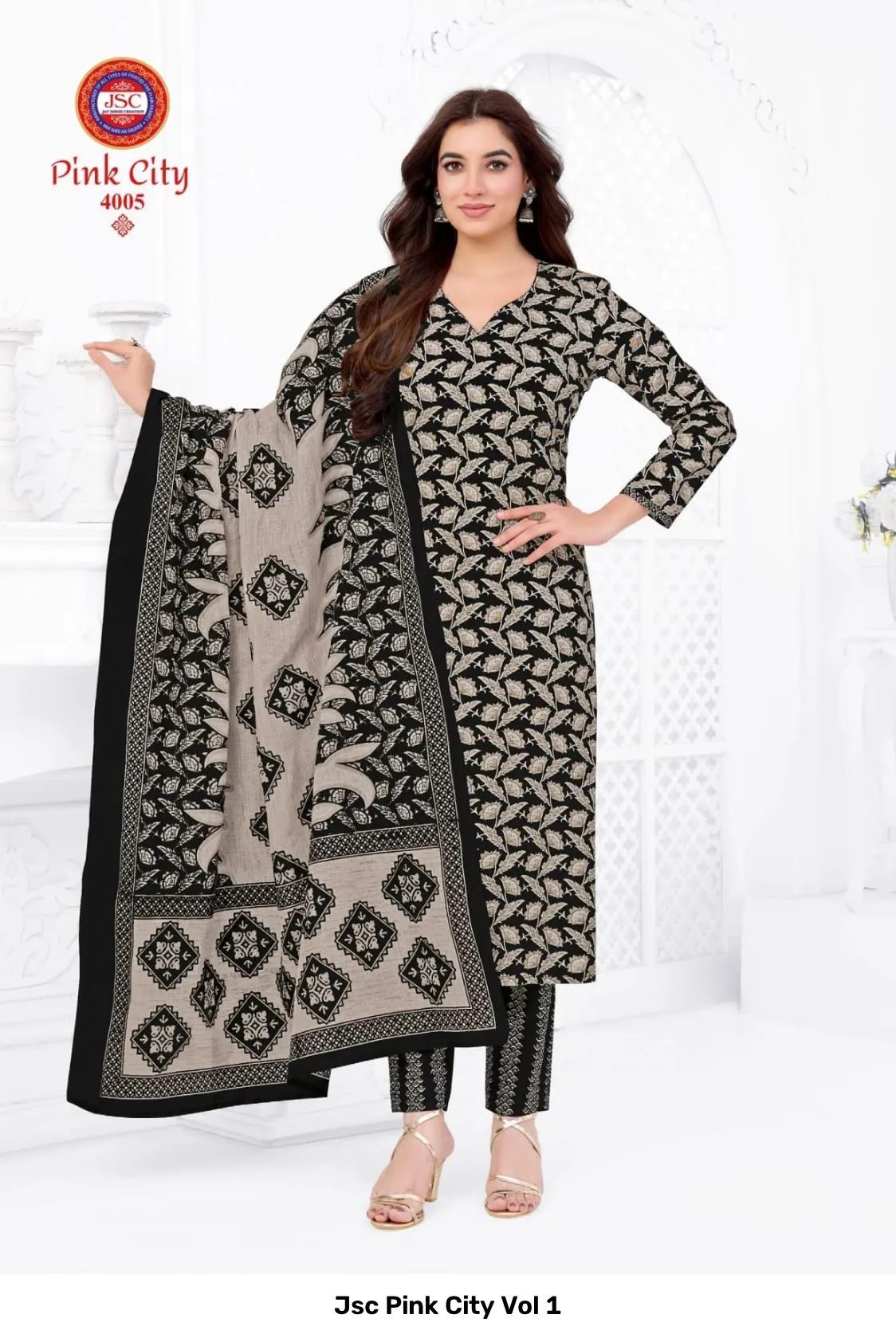 Jsc Pink City Vol 1 — Wholesale Dress Material, Jsc wholesale from Surat — Photo 6