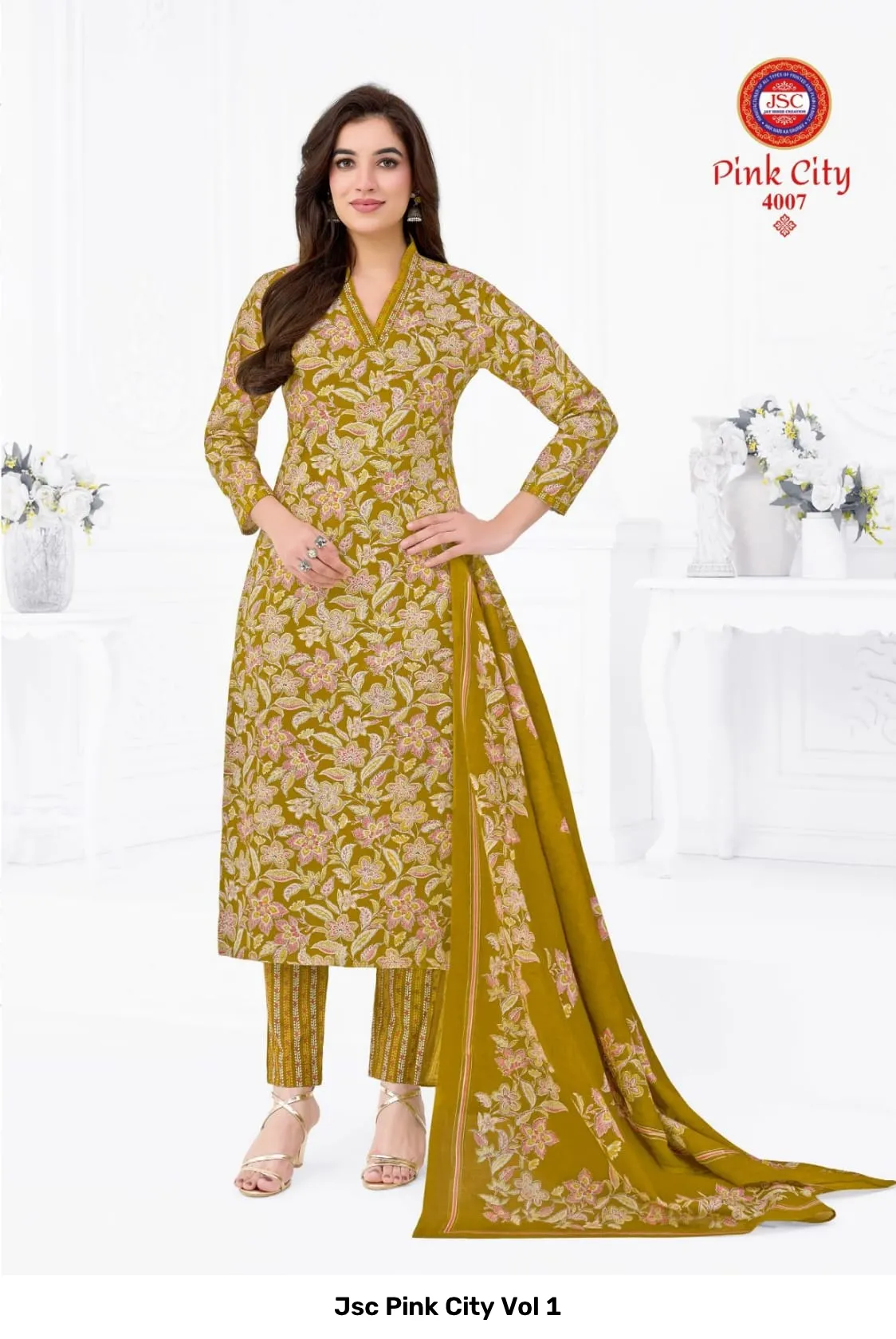 Jsc Pink City Vol 1 — Wholesale Dress Material, Jsc wholesale from Surat — Photo 8
