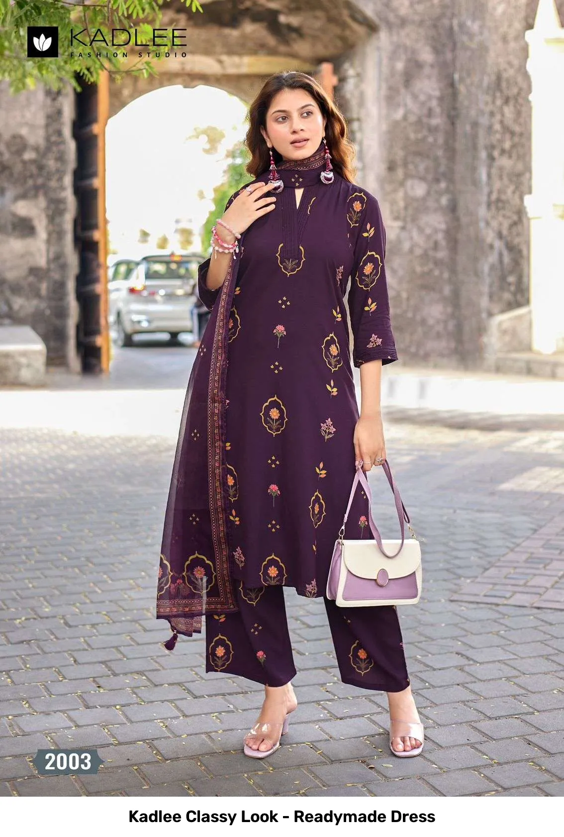 Kadlee Classy Look - Readymade Dress — Wholesale Readymade Suit, Kadlee wholesale from Surat — Photo 5