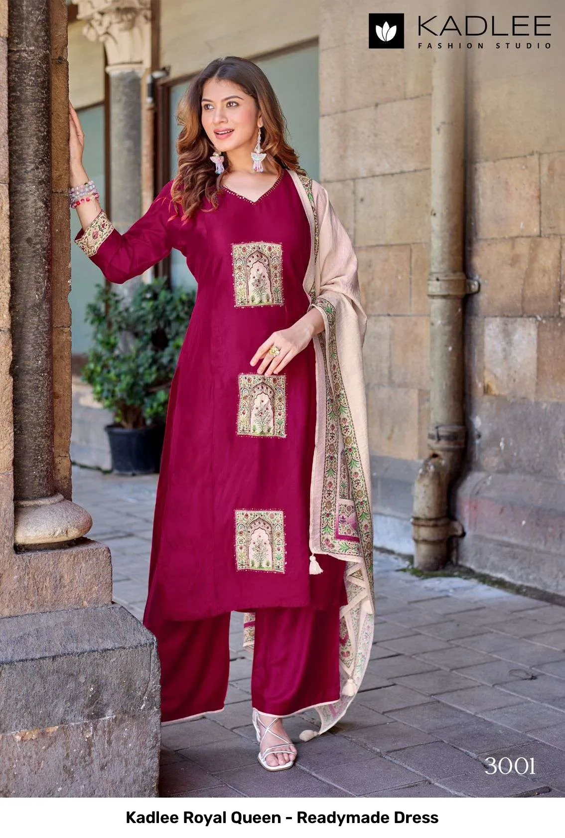 Kadlee Royal Queen - Readymade Dress — Wholesale Readymade Suit, Kadlee wholesale from Surat — Photo 2