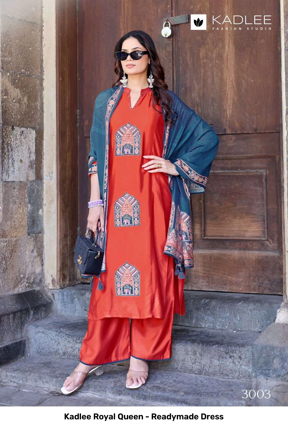 Kadlee Royal Queen - Readymade Dress — Wholesale Readymade Suit, Kadlee wholesale from Surat — Photo 5