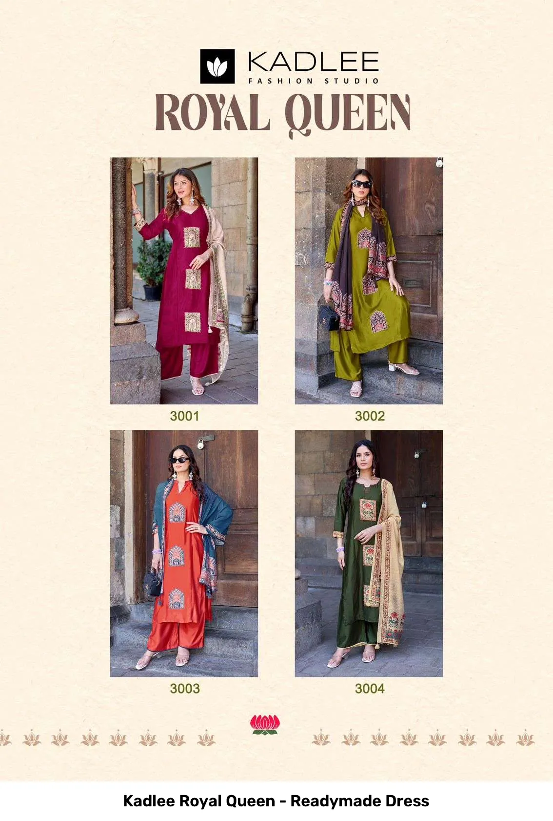 Kadlee Royal Queen - Readymade Dress — Wholesale Readymade Suit, Kadlee wholesale from Surat — Photo 6