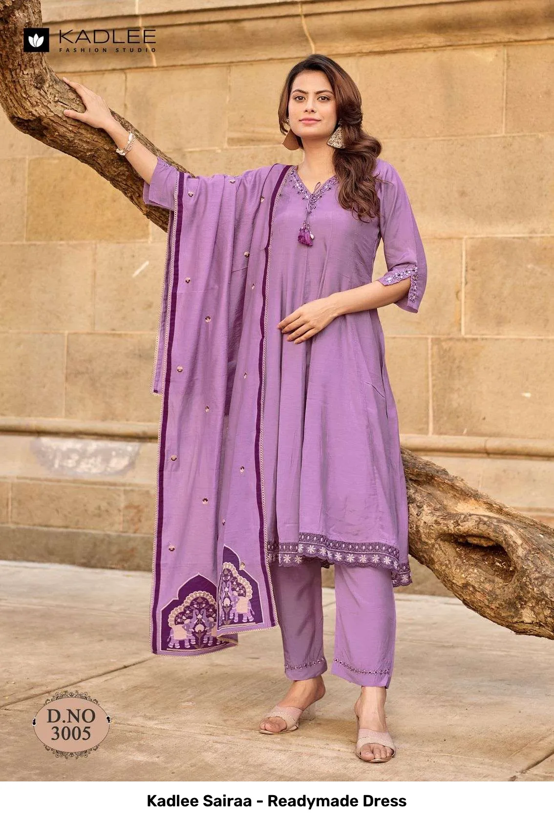 Kadlee Sairaa - Readymade Dress — Wholesale Readymade Suit, Kadlee wholesale from Surat — Photo 6