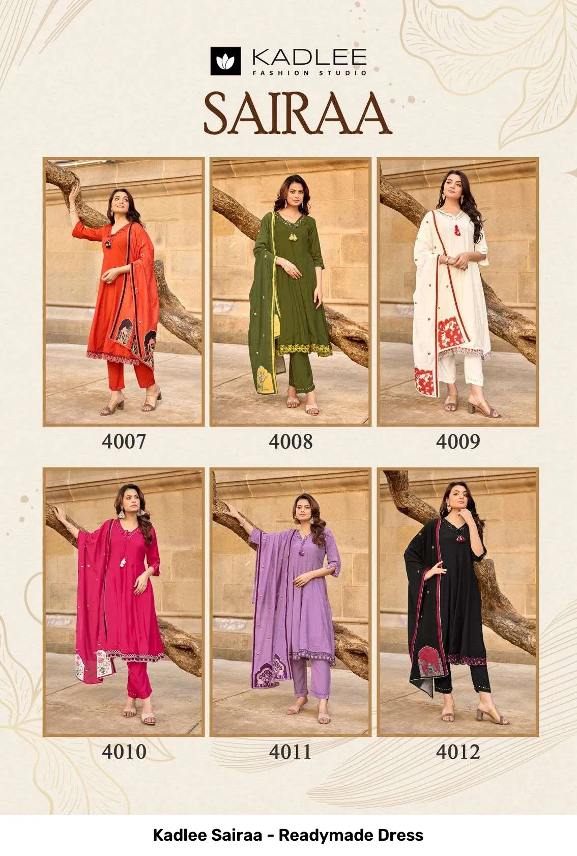 Kadlee Sairaa - Readymade Dress — Wholesale Readymade Suit, Kadlee wholesale from Surat — Photo 8