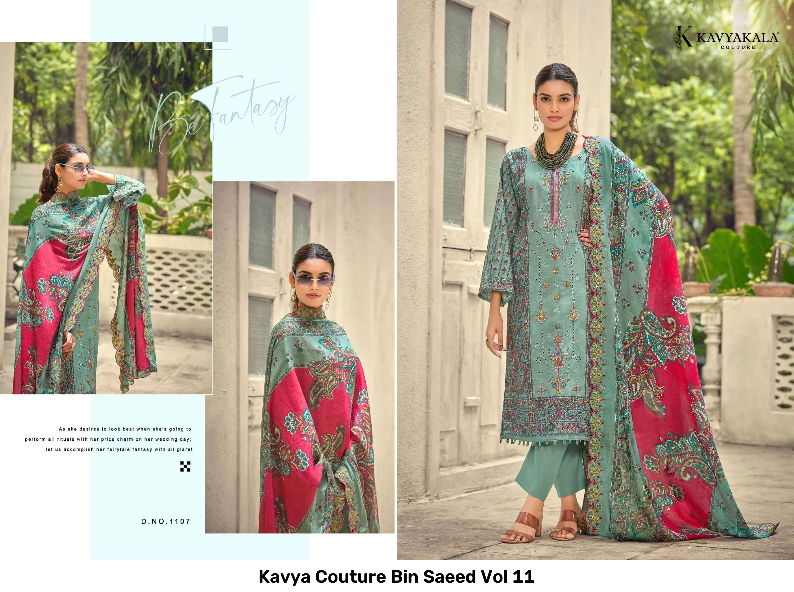 Kavya Couture Bin Saeed Vol 11 — Wholesale Salwar Suits, Kavya wholesale from Surat — Photo 12