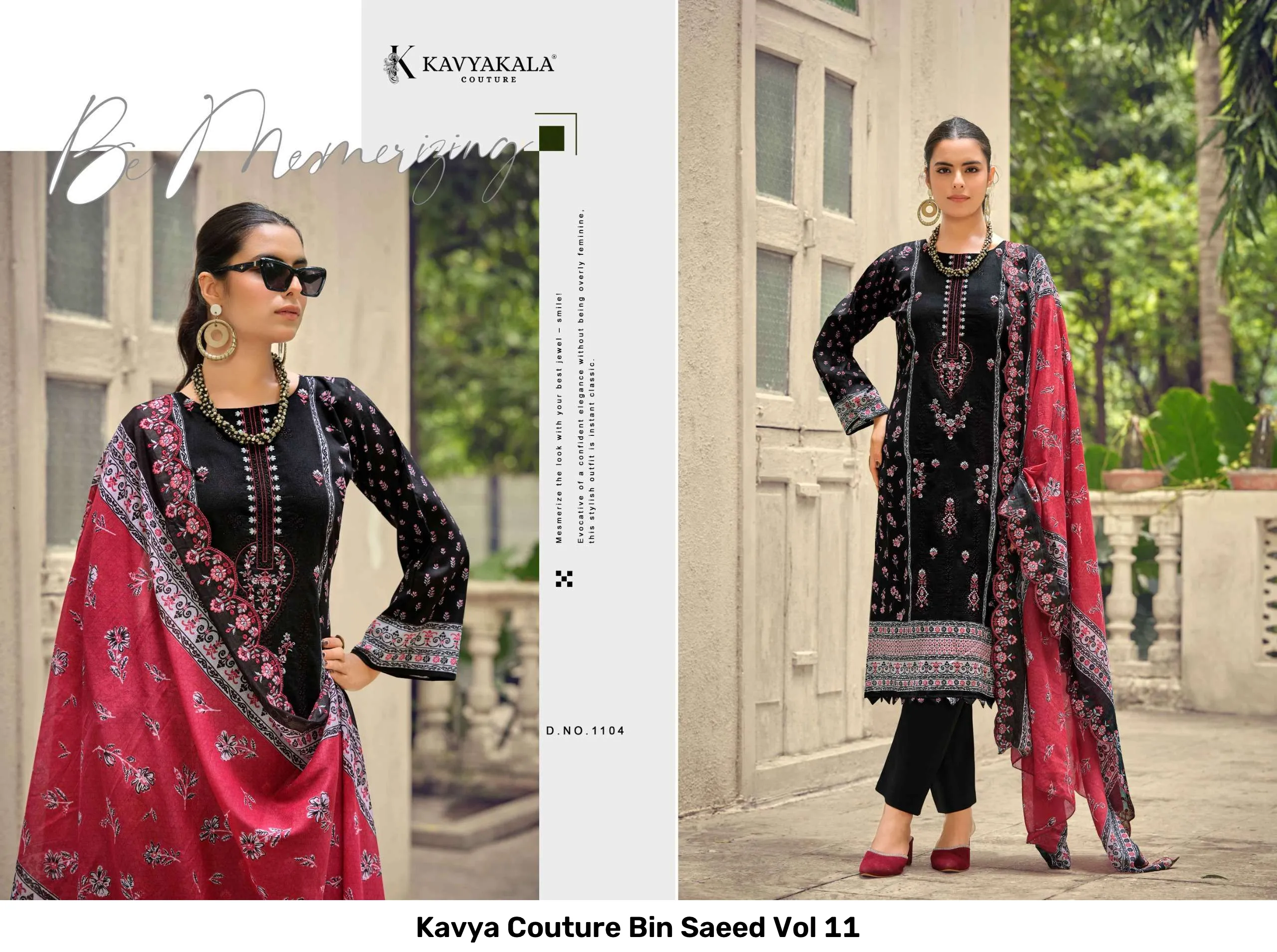 Kavya Couture Bin Saeed Vol 11 — Wholesale Salwar Suits, Kavya wholesale from Surat — Photo 2