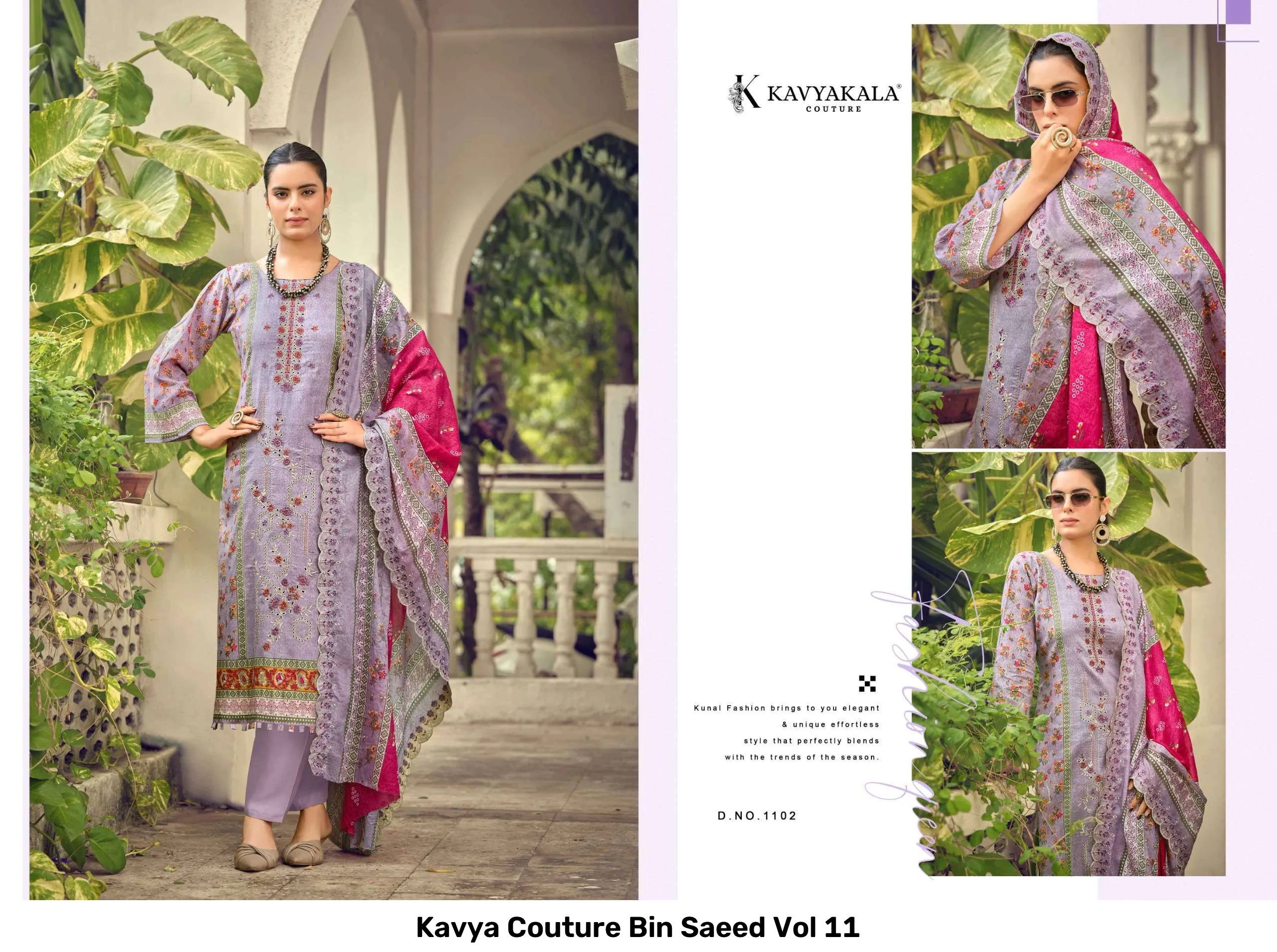 Kavya Couture Bin Saeed Vol 11 — Wholesale Salwar Suits, Kavya wholesale from Surat — Photo 4