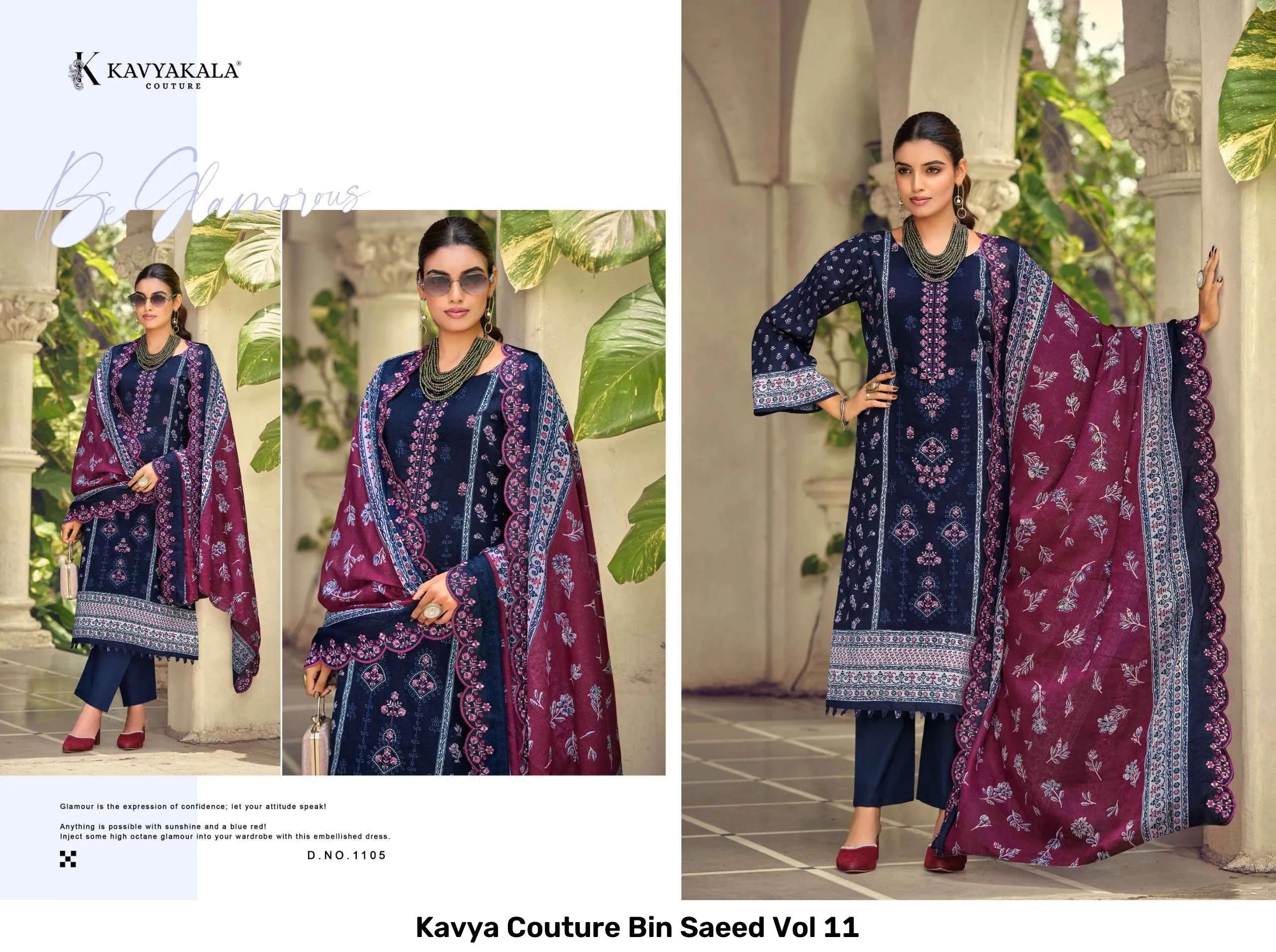 Kavya Couture Bin Saeed Vol 11 — Wholesale Salwar Suits, Kavya wholesale from Surat — Photo 8