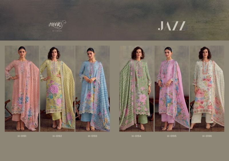 Kimora Heer Jazz Maslin Vol 263 Muslin Digital Print Embroidered Salwar Kameez Catalog — Wholesale Dress Material, Kimora wholesale from Surat — view 8