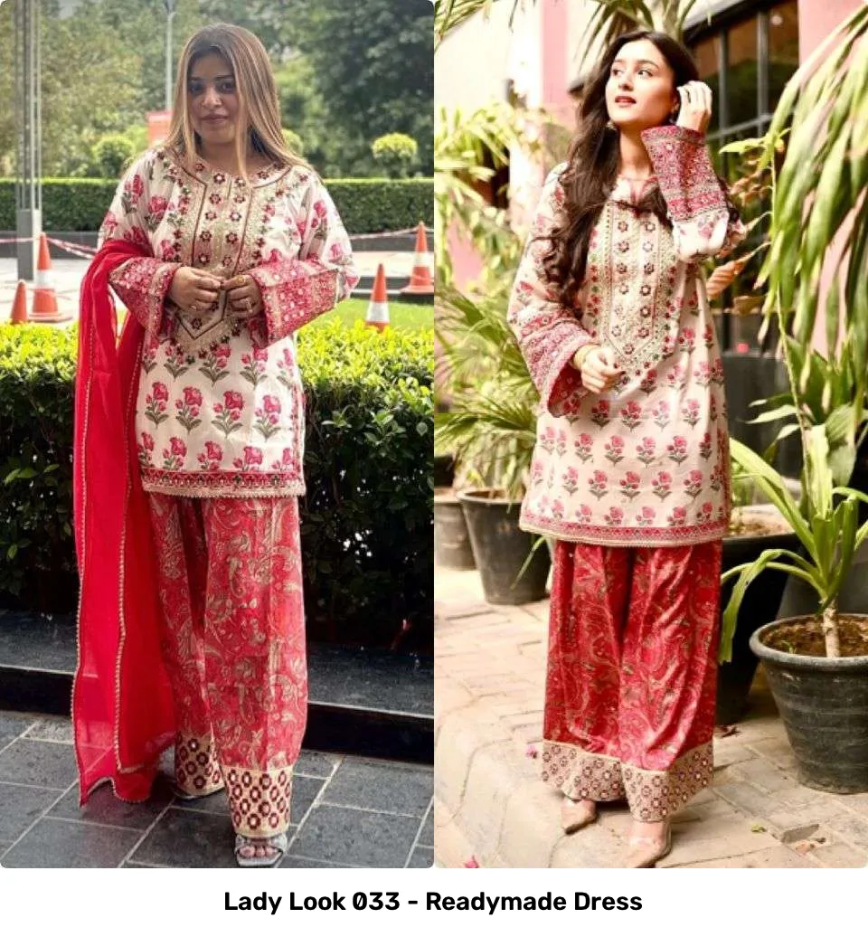 Lady Look 033 - Readymade Dress — Wholesale Readymade Suit, Vinayak Enterprise wholesale from Surat — Photo 2