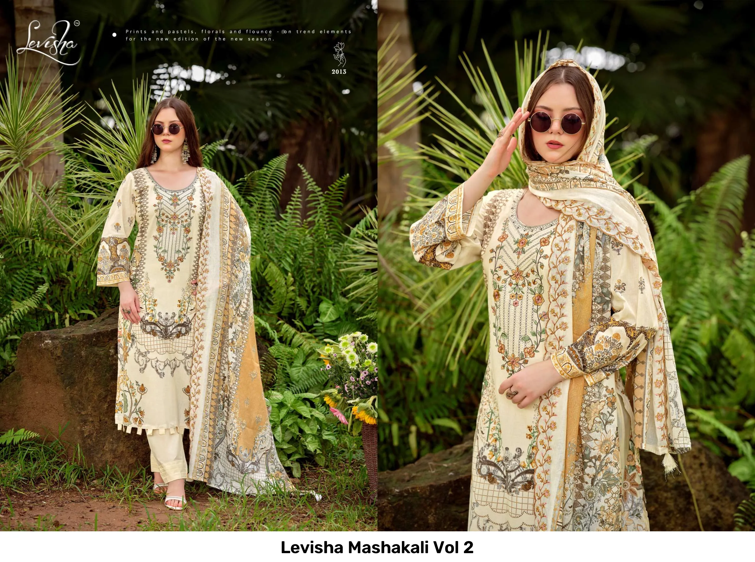 Levisha Mashakali Vol 2 — Wholesale Salwar Suits, Levisha wholesale from Surat — view 2