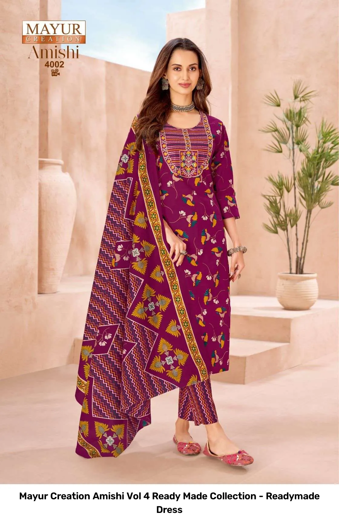 Mayur Creation Amishi Vol 4 Ready Made Collection - Readymade Dress — Wholesale Readymade Suit, Mayur Creation wholesale from Surat — Photo 2