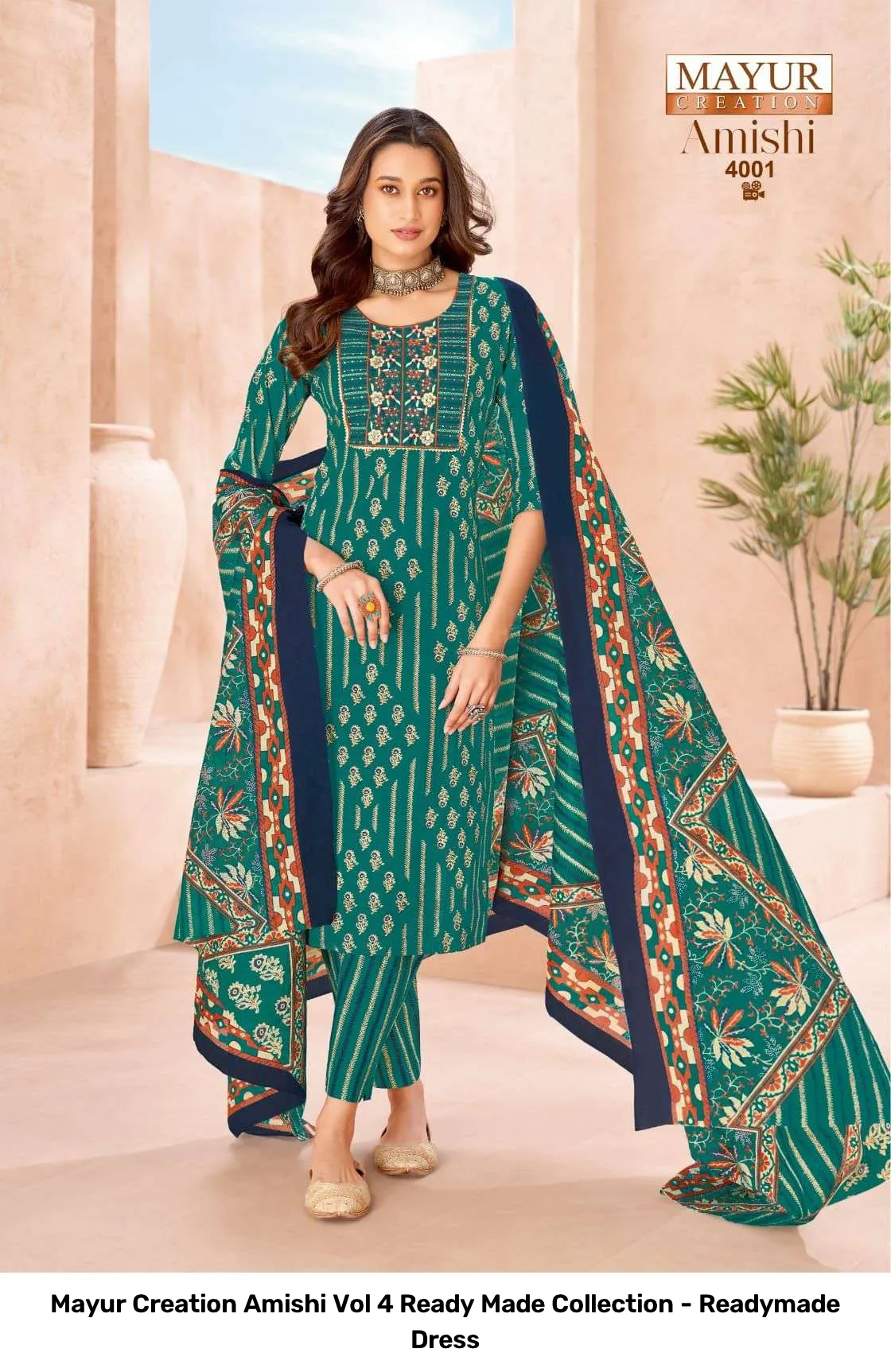 Mayur Creation Amishi Vol 4 Ready Made Collection - Readymade Dress — Wholesale Readymade Suit, Mayur Creation wholesale from Surat — Photo 3