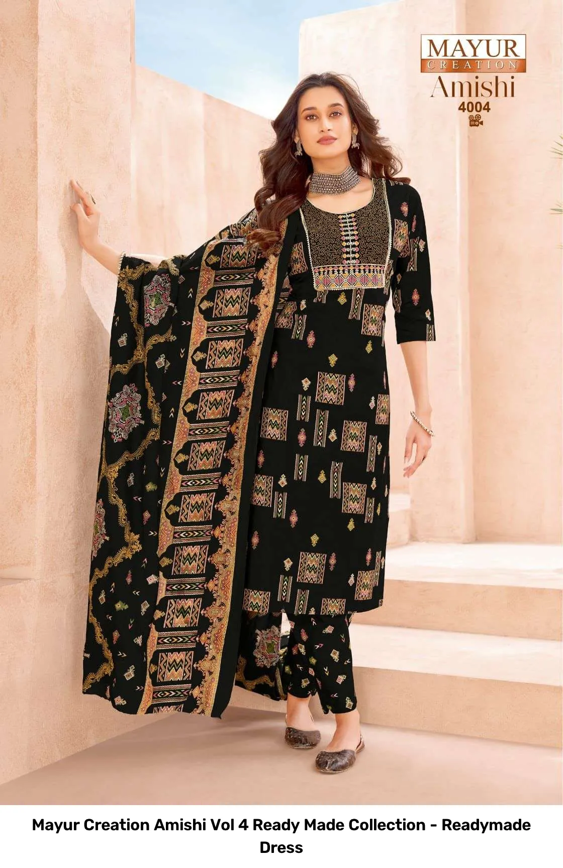 Mayur Creation Amishi Vol 4 Ready Made Collection - Readymade Dress — Wholesale Readymade Suit, Mayur Creation wholesale from Surat — Photo 4