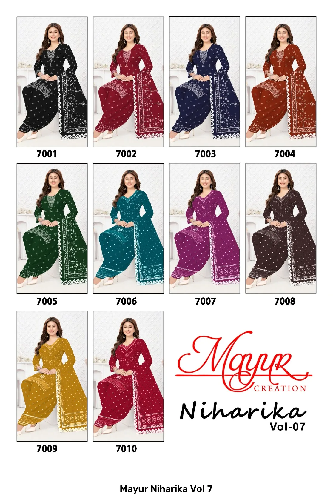 Mayur Niharika Vol 7 — Wholesale Dress Material, Mayur Creation wholesale from Surat — Photo 11