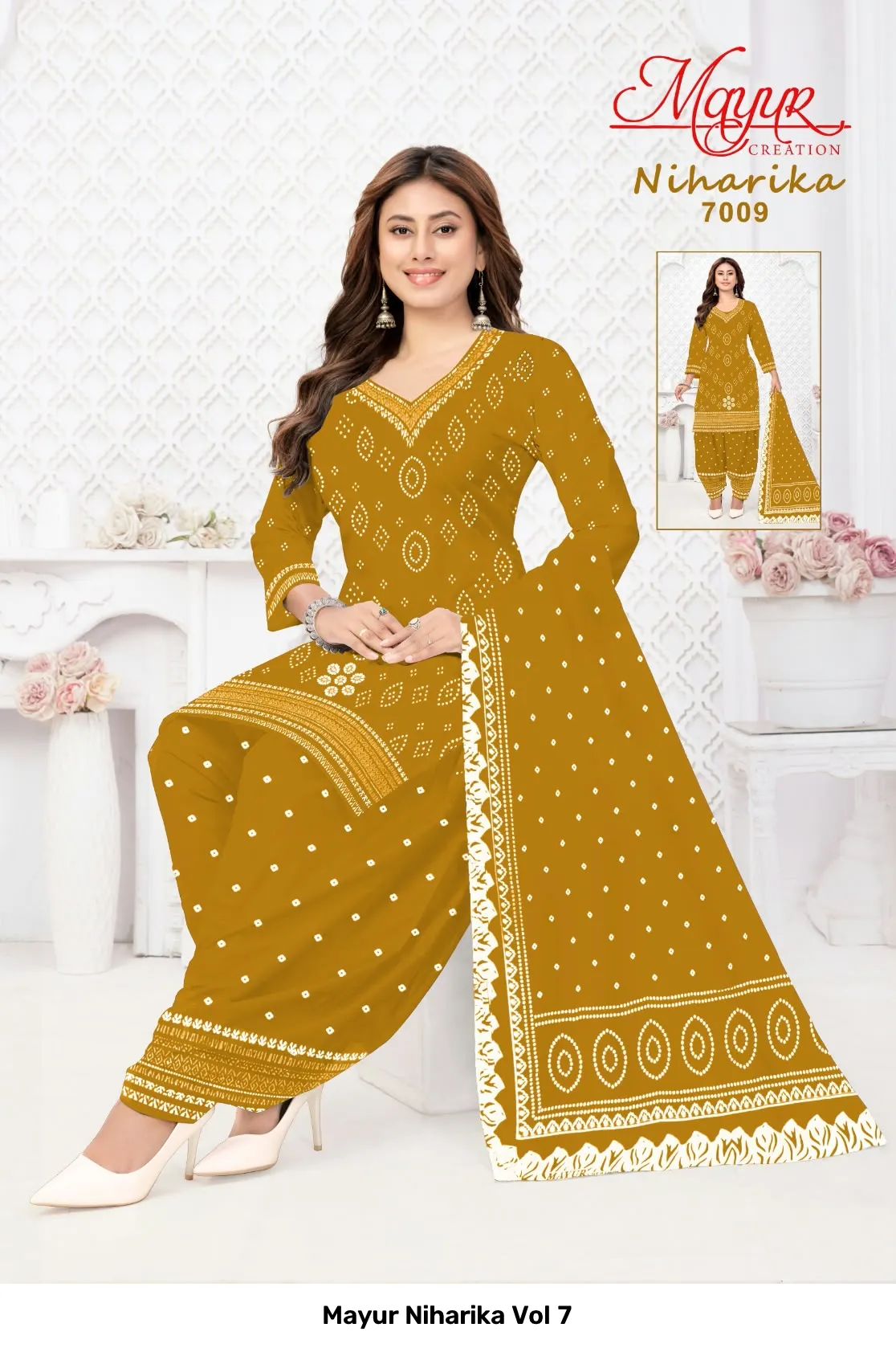Mayur Niharika Vol 7 — Wholesale Dress Material, Mayur Creation wholesale from Surat — Photo 2