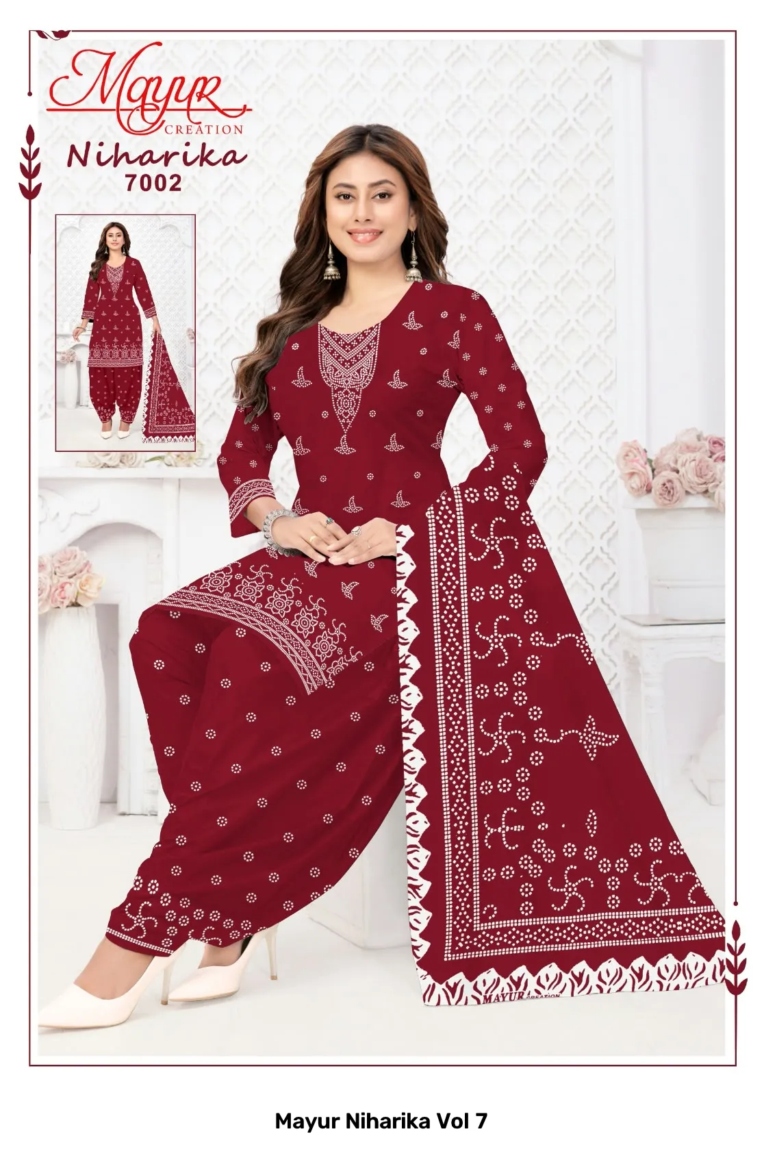 Mayur Niharika Vol 7 — Wholesale Dress Material, Mayur Creation wholesale from Surat — Photo 4