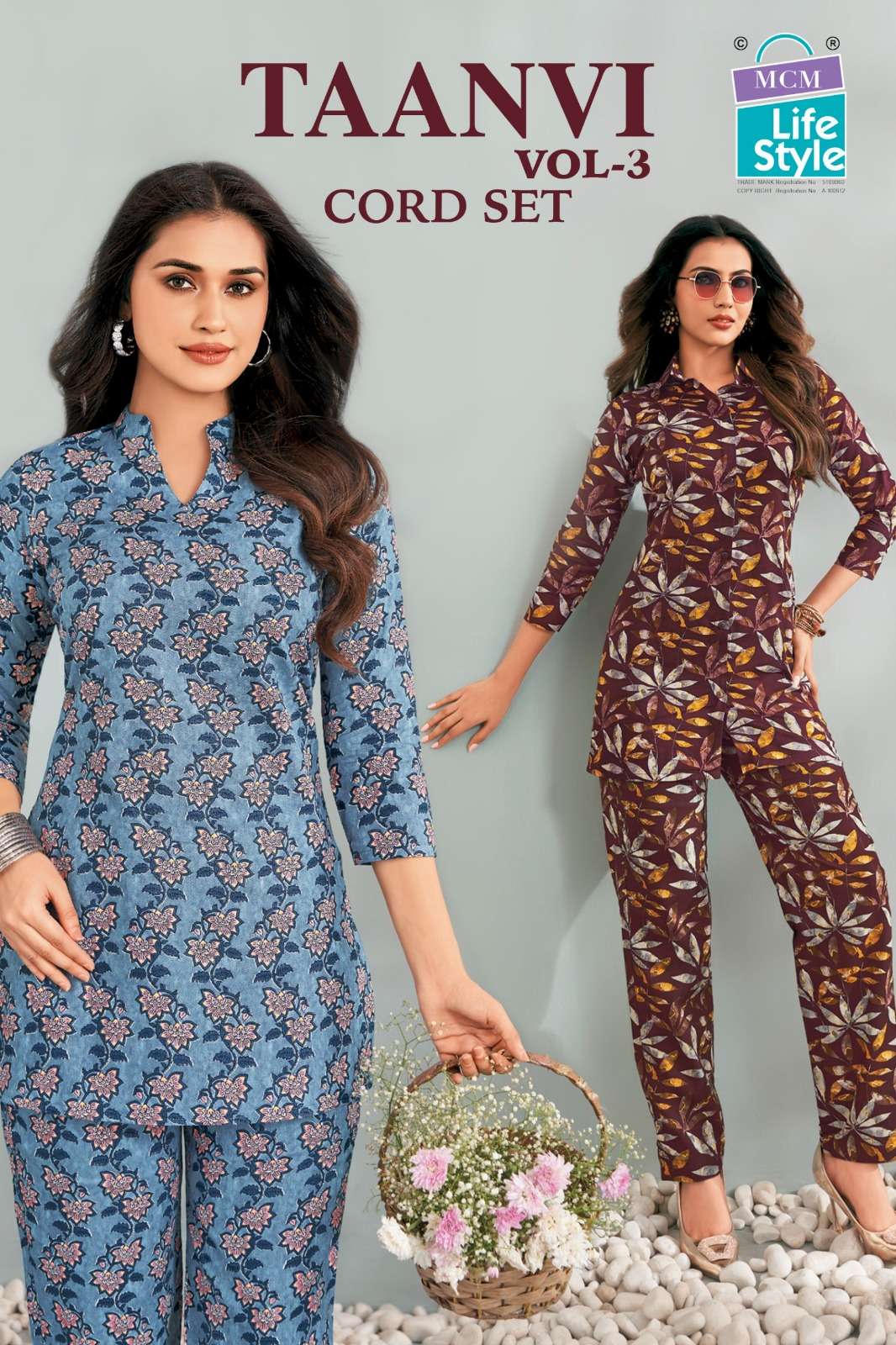 Mcm Lifestyle Taanvi Vol 3 Cotton Print Fancy Ladies Top With Pant Pair — Wholesale Kurtis, Vardan Ethnic wholesale from Surat — Photo 12