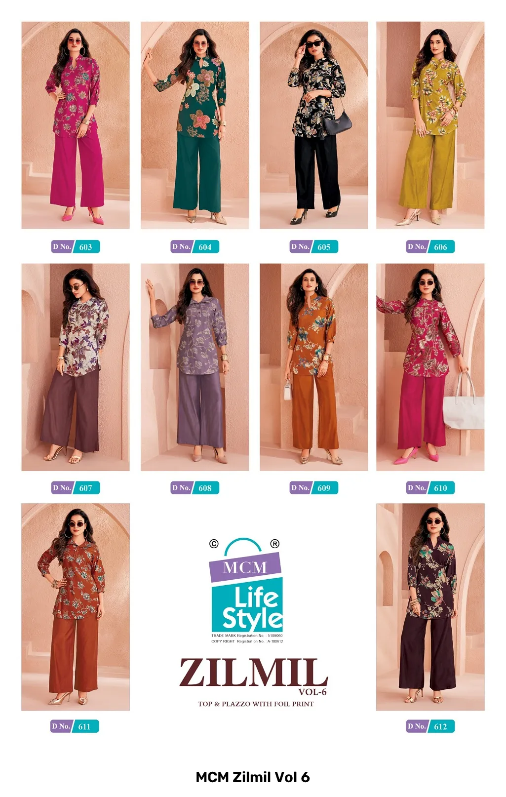 MCM Zilmil Vol 6 — Co Ord Sets wholesale, MCM Lifestyle wholesale from Surat — Photo 12