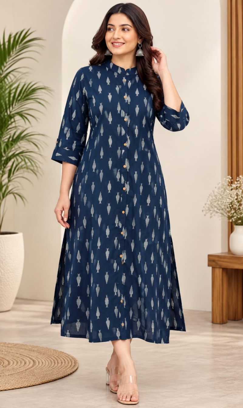 Naisha K 1274 Cotton Printed Fancy One Piece Catalog