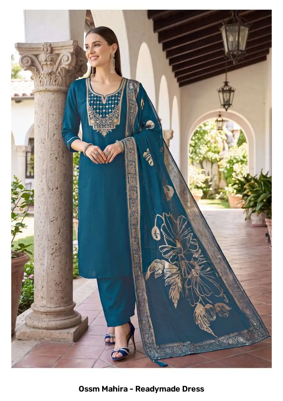 Ossm Mahira - Readymade Dress — Wholesale Readymade Suit, Ossm wholesale from Surat — view 3