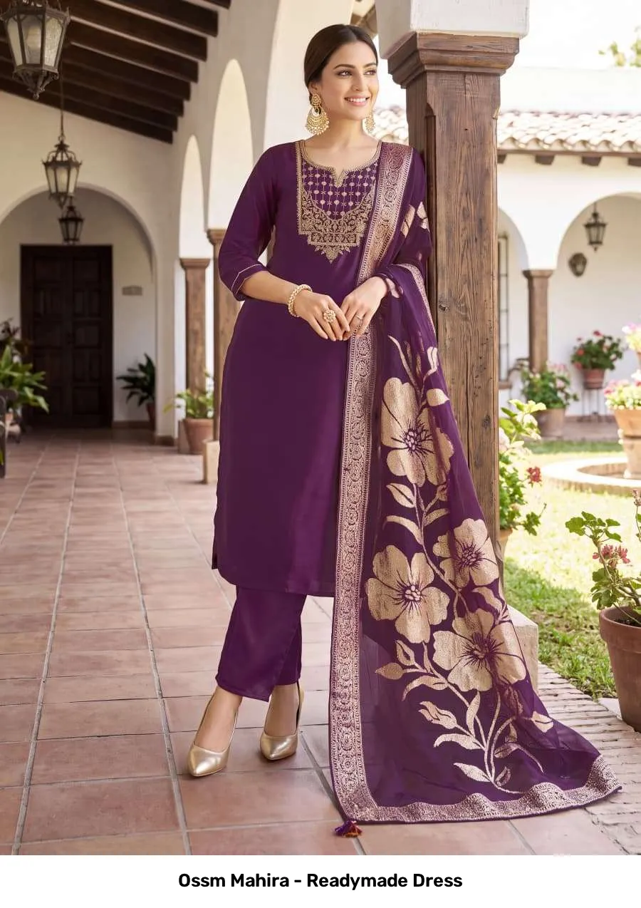 Ossm Mahira - Readymade Dress — Wholesale Readymade Suit, Ossm wholesale from Surat — view 4