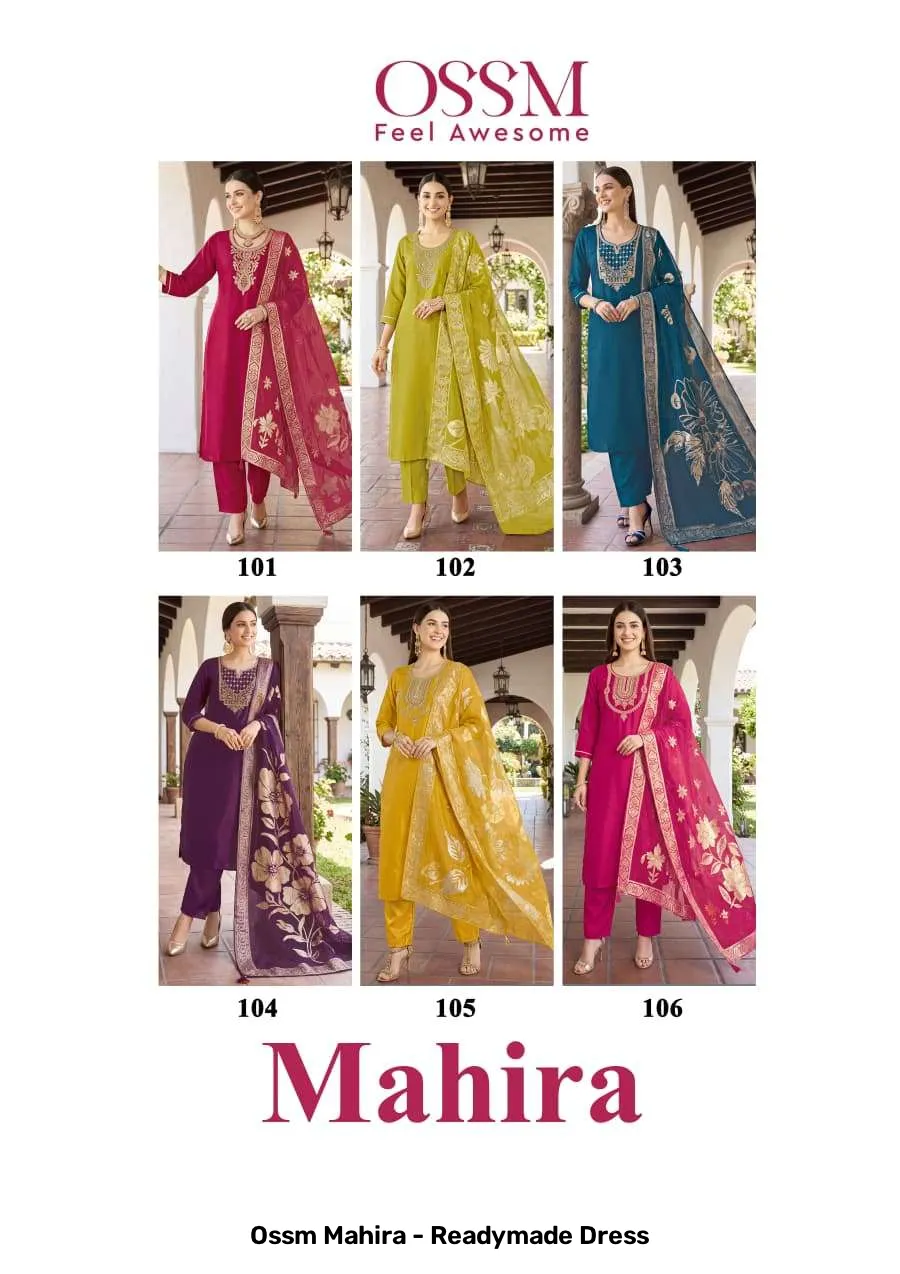 Ossm Mahira - Readymade Dress — Wholesale Readymade Suit, Ossm wholesale from Surat — view 8