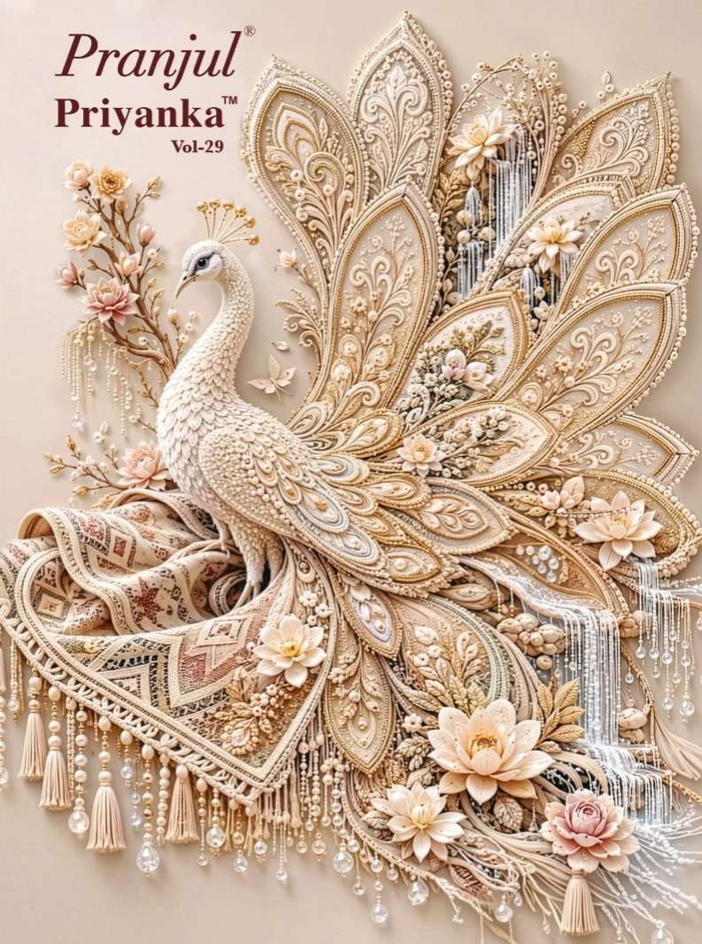 Pranjul Fashion Priyanka Vol 29 Cotton Jaipuri Printed Salwar Suit — Wholesale Dress Material, Vardan Ethnic wholesale from Surat — Photo 15