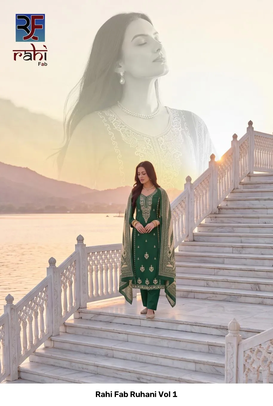 Rahi Fab Ruhani Vol 1 — Wholesale Dress Material, Rahi Fab wholesale from Surat — Photo 10