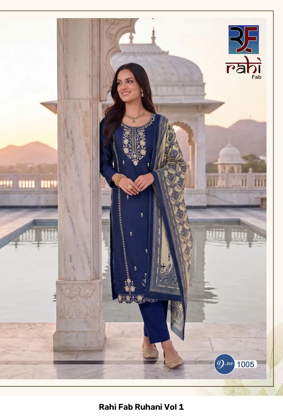 Rahi Fab Ruhani Vol 1 — Wholesale Dress Material, Rahi Fab wholesale from Surat — Photo 6