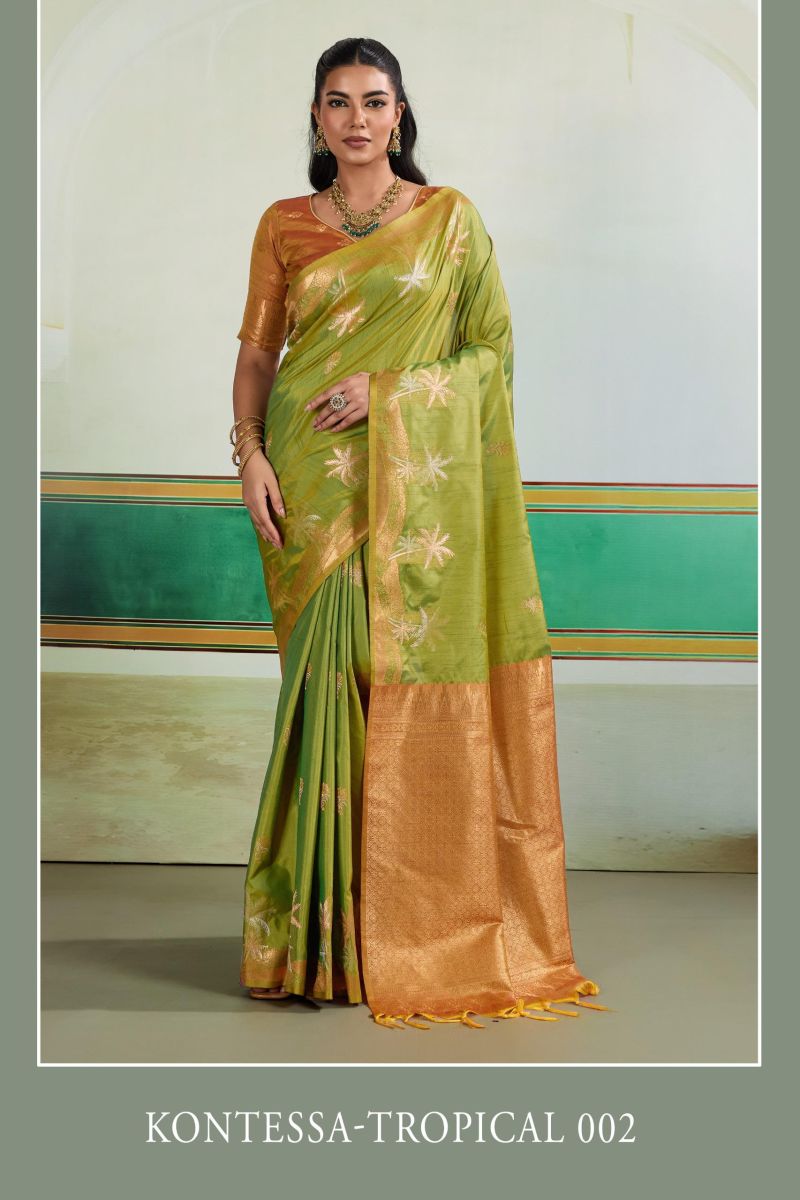 Rajtex Kontessa Tropical Tussar Silk Handloom Weaving Saree Catalog — Wholesale Sarees, rajtex wholesale from Surat — Photo 5