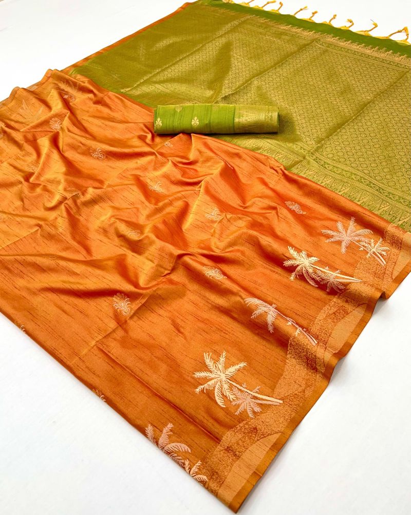 Rajtex Kontessa Tropical Tussar Silk Handloom Weaving Saree Catalog — Wholesale Sarees, rajtex wholesale from Surat — Photo 8